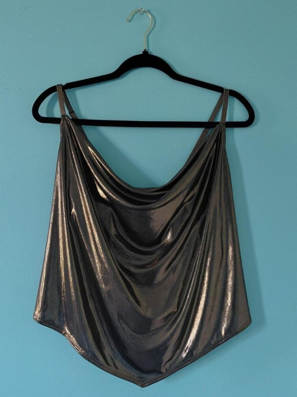 Torrid Liquid Shine Cowl Neck Cami